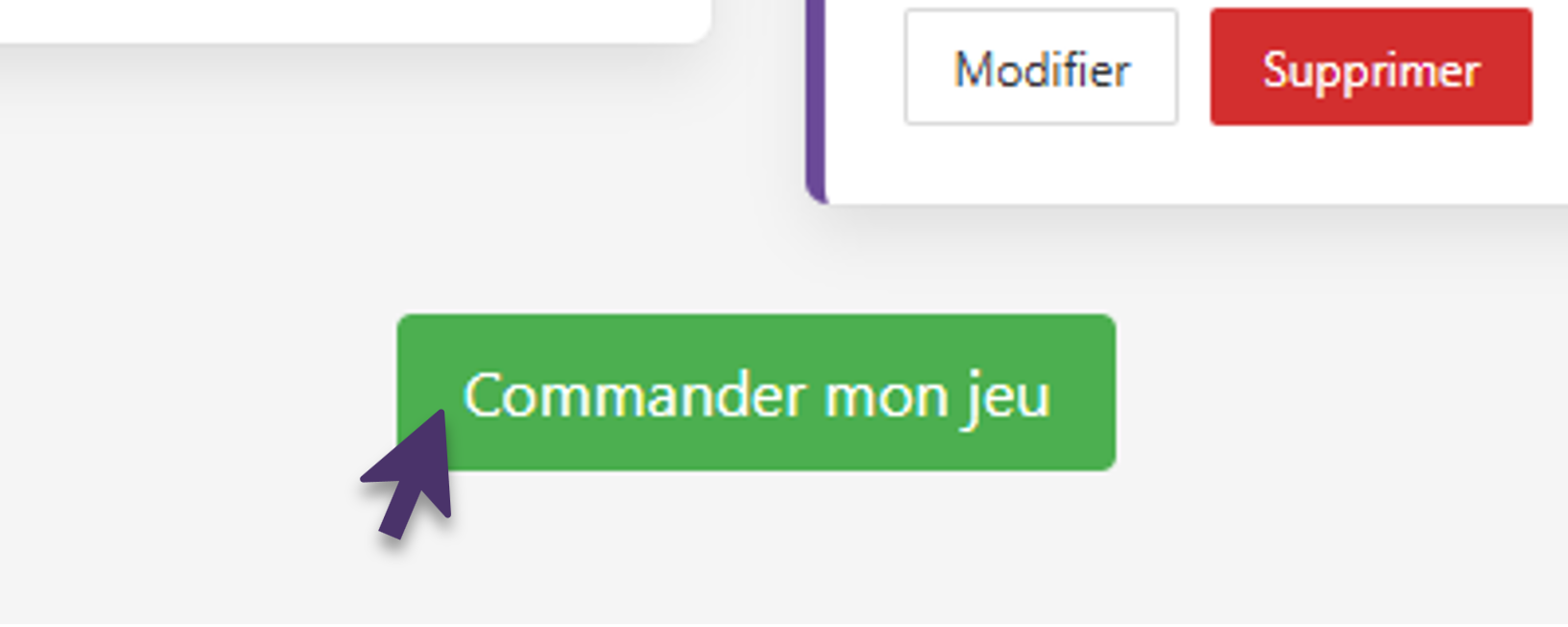 Commander un jeu